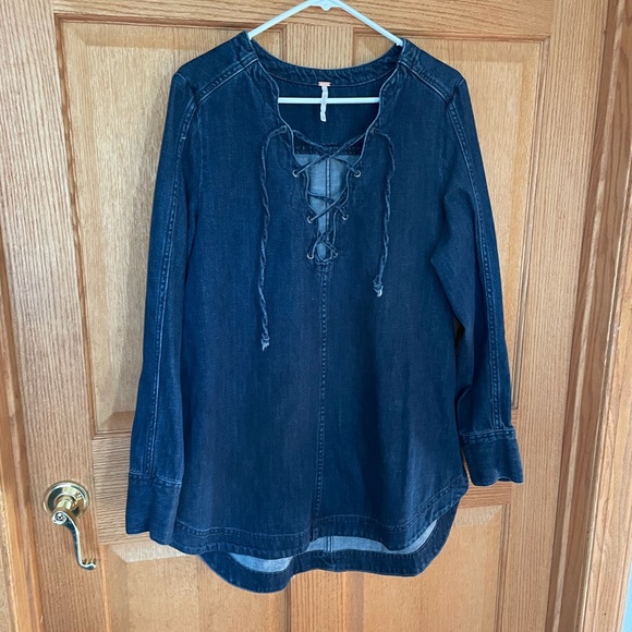 Free People Tops - Free people, denim tunic